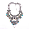 European and American big retro necklace fashion exaggerated pattern necklace