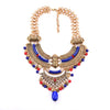 European and American big retro necklace fashion exaggerated pattern necklace