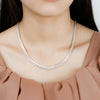 Fashion Men's And Women's Flat Snake Bone Necklace