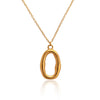 Popular Geometric Irregular Glossy Ring Snake Pendant Clavicle Chain