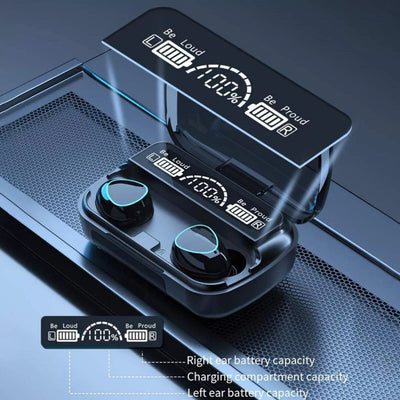 Bluetooth Wireless Headphones TWS Earphones Mini In-Ear Pods For Android