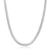 Fashion Men's And Women's Flat Snake Bone Necklace