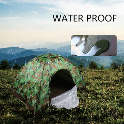 Up Hiking Tent 1-2 Man Person Family Camping Outdoor Festival Shelter UK