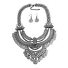 European and American big retro necklace fashion exaggerated pattern necklace