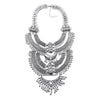 New European And American Big Brand Exaggerated Retro Silver Carved Pendant