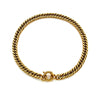 European And American Ins Affordable Luxury Fashion Temperament Clavicle Chain Ornament Stainless Steel Plated 18K Encrypted Chain Thick OT Buckle Necklace