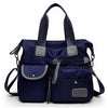 Tote Bag For Women, Multi Pockets Shoulder Handbag, Nurse Bag For Work, Large Cross Body Purse, Fashion Nylon Top Handle Satchel