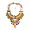 European and American big retro necklace fashion exaggerated pattern necklace