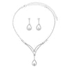Long Fringe Necklace Two-piece Earrings Set
